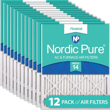 FILTER 15X20X1 MERV 14 MPR 2800 12 PIECES ACTUAL SIZE 145 X 195 X 075 MADE IN THE US